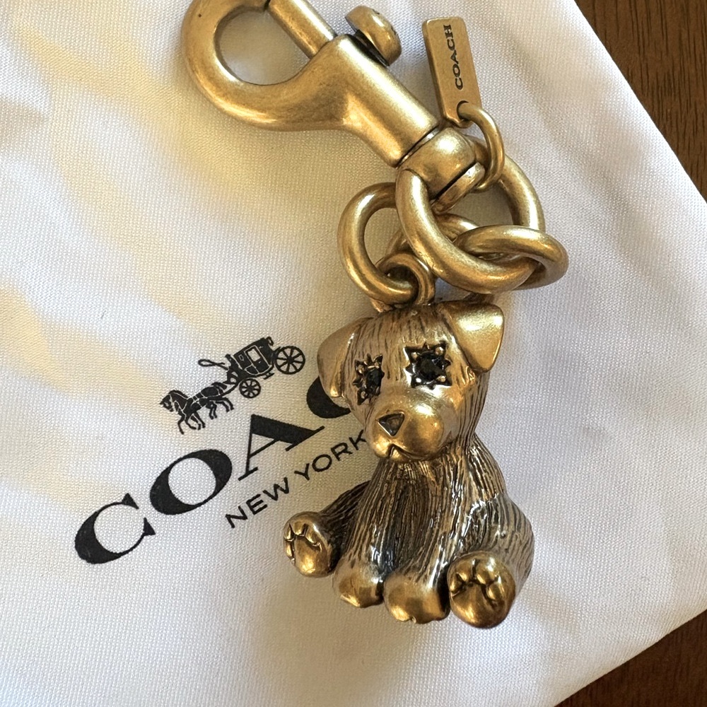 Coach Creatures Puppy Bag Charm